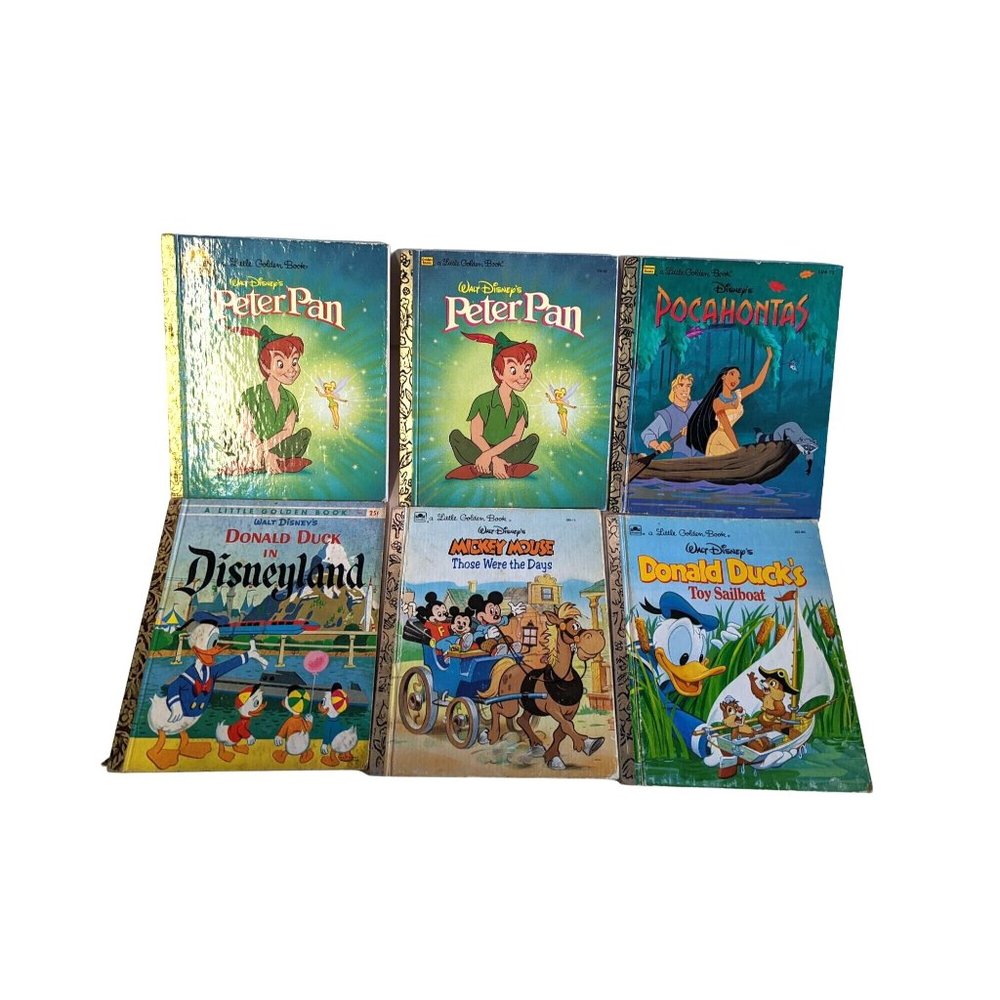6 Golden book lot